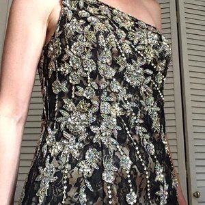 Gorgeous Sue Wong beaded evening gown